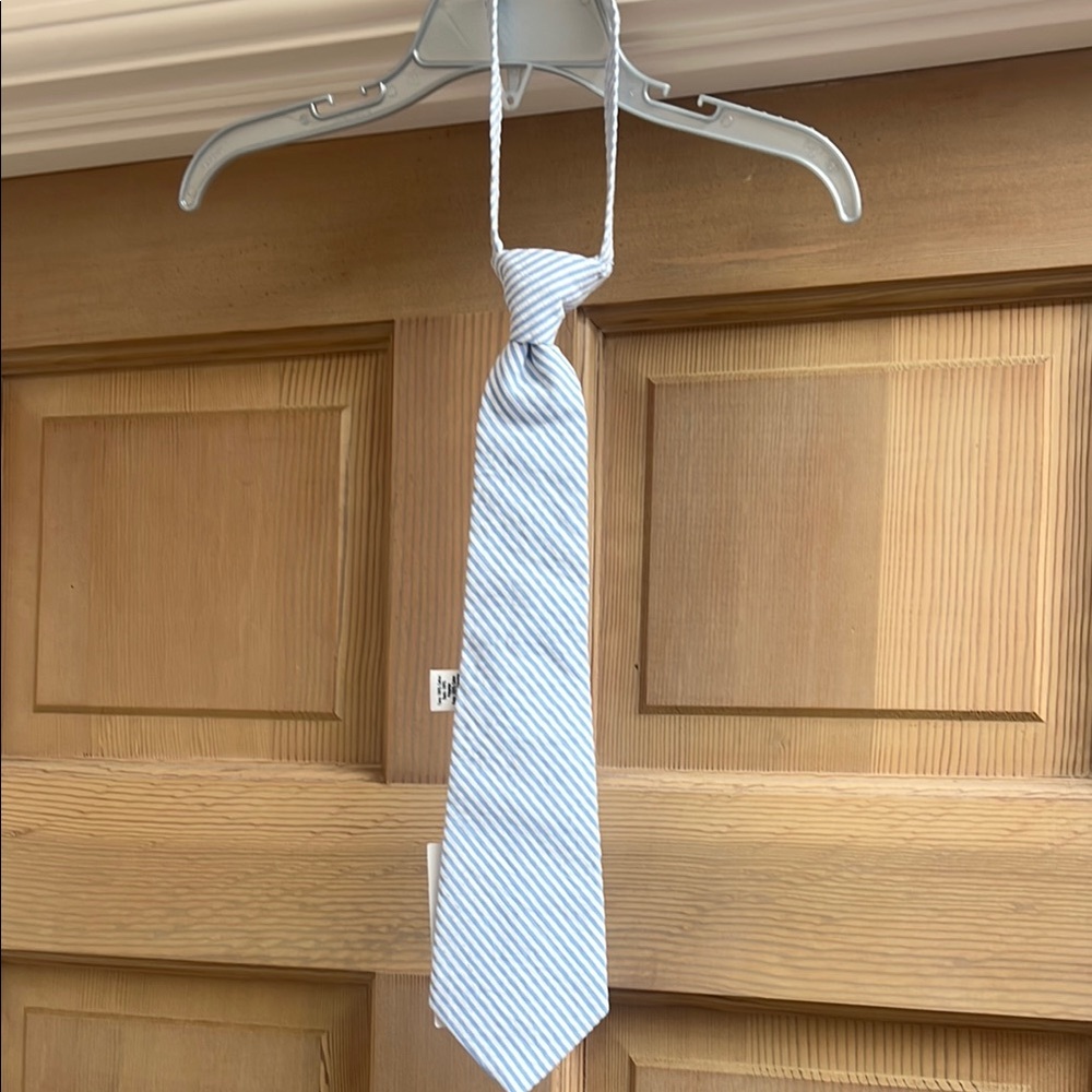 Janie and Jack Blue Striped Kids Tie size 2t-5t